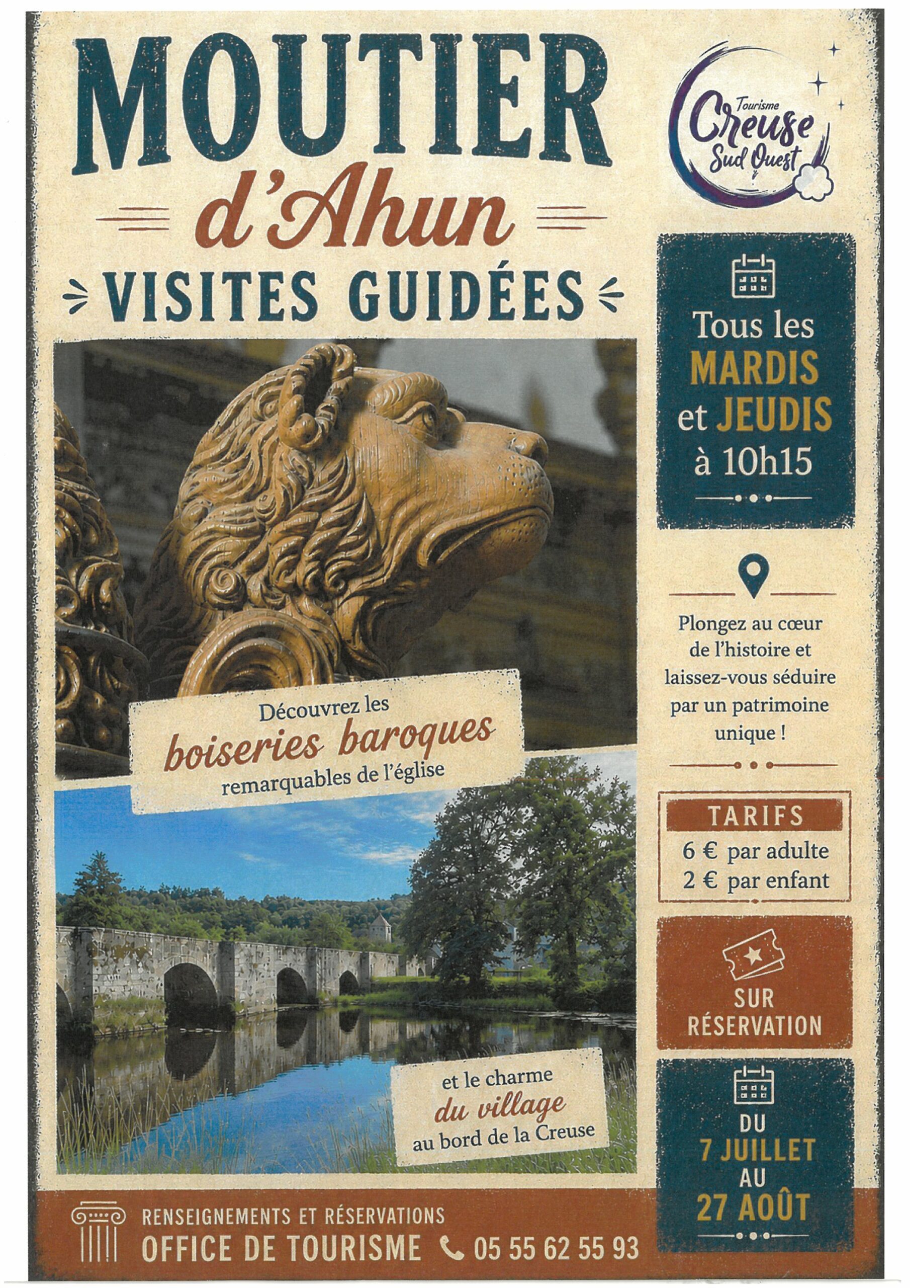 Affiche visites guidées 2026